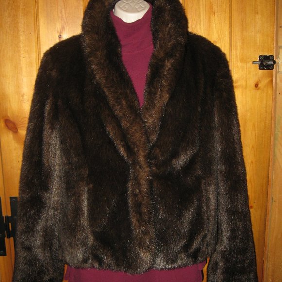 Mossimo faux fur jacket - Picture 1 of 5
